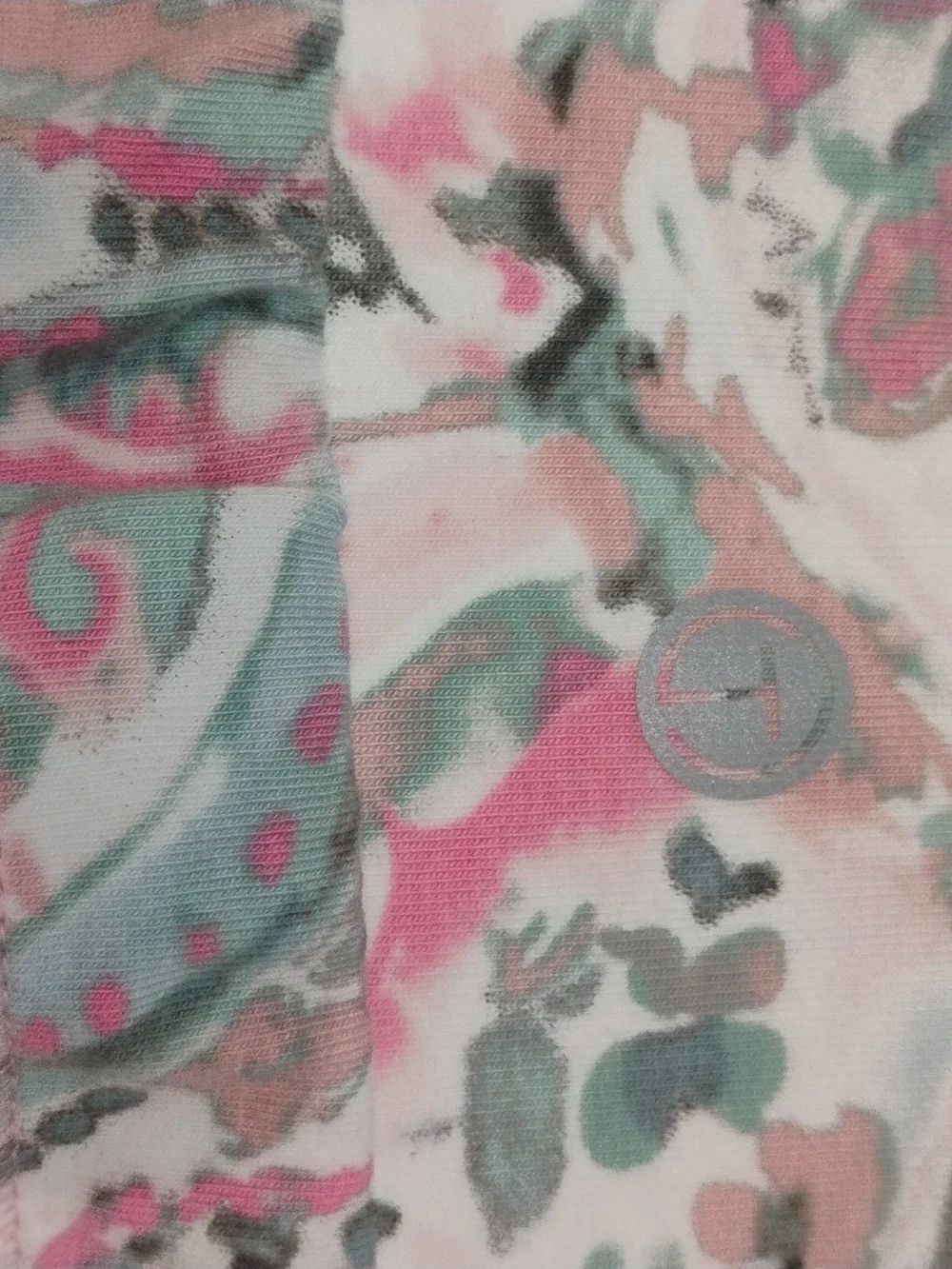 Talbots Pink & Mint Paisley Skirt/ Skirt SZ  M P